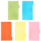 STOBOK A6 Dividers 6-Loch farbige Notizbuch Planer Trennblätter Registerkarten Schulmaterial, 5 Farben, 30 Blatt