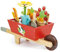 Tender Leaf Toys Flower Gardening Set: Educational and Fun Pretend Play for Kids Fun for Children 3+ (Wheelbarrow)