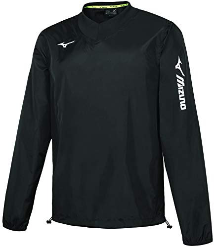 Mizuno Homme Sendai Trad Rain Jacket Veste, Noir, M EU