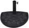 vidaXL Resin Half Round Parasol Base
