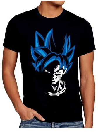 JUL Camiseta para Hombre con Diseño de Anime - Camiseta con Estampado Digital 100% algodón - Camiseta Friki Hombre