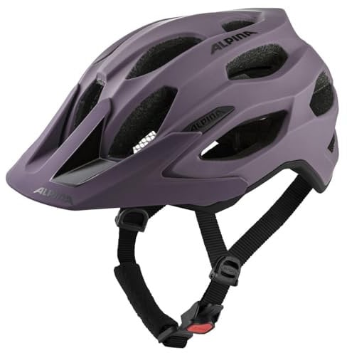Alpina Carapax 2.0 - Leichter, Stabiler & Komfortabler Fahrradhelm Mit Fliegennetz & Antibakteriellen Polstern Für Erwachsene, Orchid matt, 52-57 cm