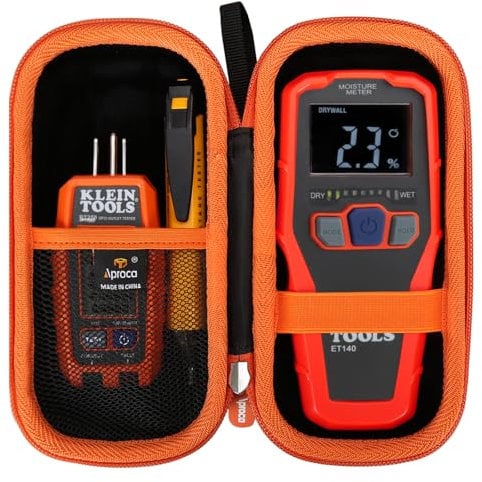 Aproca Hard Storage Travel Case for Klein Tools ET140 Pinless Moisture Meter