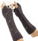 Grunge Handschuhe Fairy Grunge Zubehör zerrissener Handschuh Häkelhandschuh Grunge Kleidung Fairy Grunge Ästhetik, Dunkelgrau, M