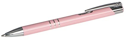 Kugelschreiber aus Metall / Farbe: pastell rosa