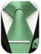 HISDERN Herren Krawatte Hochzeit Grün Krawatten Taschentuch krawattenklammer Set Elegant Klassisch Krawatte & Einstecktuch Set