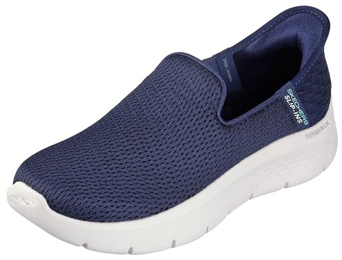 Skechers Women's Slip-Ins Go Walk Flex Relish, Navy, 4.5 UK Wide