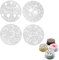 Geburtstag Dekorieren Schablone,Kuchen Blumenspray Schablonen,Arten Blume Herz Spray Schablonen,Kuchen Latte Form,Kuchendekoschablonen,Kuchendekoschablonen Set,Kuchen Schablone Blume Herz,4 PCS