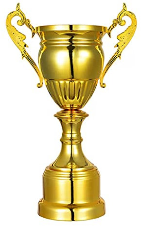 DITUDO Pokale Große Metall Trophy, Fußball, Basketball, Badminton Match Souvenir, Sport, Meisterschaft, Wettbewerb Gold Medaille (Farbe : Gold, Size : 29 * 47cm)