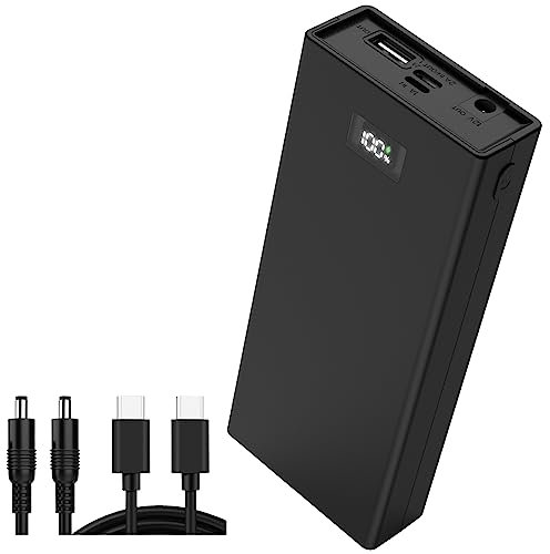 20000 Battery Pack Portable DC 12V 3A Li-Ion Battery with USB and Type C Output Supports PD/QC Fast Charging Charging Protocol For CCTV Cameras Cell Phones Handheld Fans Heated Vests Infrared Probes