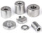 PROTECH 5 Stück Alu Distanzhülsen M12 aus Aluminium 24x12,5x10 Alu Hülsen Abstandshülse Abstandhalter Rohrbuchse Rund Innendurchmesser 12.5mm Länge 10mm
