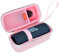 ZUJFPL EVA Hard Case for JBL Flip7 /6/5 Waterproof Portable Bluetooth Speaker, Fit for JBL Flip 4 Premium Travel Protective Carrying Storage Bag - Pink