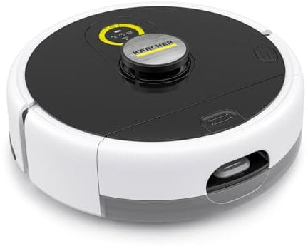 Kärcher Wischroboter RCF 3, smarte App-Steuerung, LiDAR-Laser-Navigation, Kartierung, Raum- und Hinderniserkennung, 120 min. Laufzeit, für Hartböden