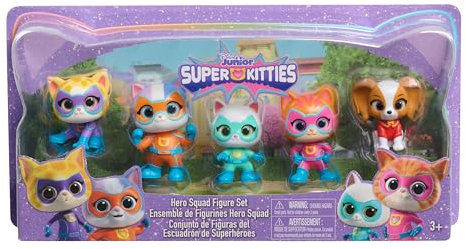 Just Play SuperKitties Hero Squad Figure Set
