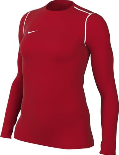 Nike FJ3006-657 W NK DF PARK20 Crew TOP R Sweatshirt Women's University RED/White/White Size XS