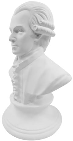 Cabilock Mozart Büste Figur aus Harz, 6X3.94X3.15In Klein Klassische Künstlerische Skulptur für Wohnkultur Büro Wohnzimmer Dekoration und Zeichenübung