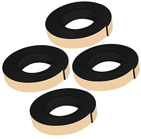 Gadpiparty 4 Rollen Tisch- und Stuhlmatten Hocker Stühle Kunststofffüße für Möbel Beinschützer für Möbel Waschen Fußpolster Möbelgleiter Stuhlbeinbezüge Stumm Boden Schemel Schutz Stiefel Eva