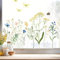 Wandtattoo Loft Fensterbilder Frühling mit Feldblumenwiese Frühling Motiv – A4 Bogen, Wiederverwendbar – Frühlingsdeko Fenster, Frühlingsbild Fenster, Fensterdeko Frühling, Fensterfolie Frühling