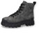 Dockers by Gerli Damen Combat Boots, Frauen Stiefeletten,Booties,halbstiefel,Kurzstiefel,uebergangsschuhe,dunkelgrau/schwarz,38 EU