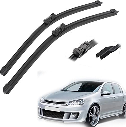 Para V&w Para Golf 6 Hatchback 2009 2010 2011 2012 Limpiaparabrisas Delantero De Coche Escobillas Cepillos Cortador Accesorios 24 + 19