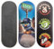 SPITBOARDS 34mm Fingerboard Deck - Real Wood (5-Layers) Classic Popsicle Street Shape - Size: 34 x 96 mm - Single Graphic Deck (Real Wear) - Optimized Concave - ESCO Pro Model