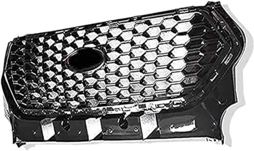 LANAZU Auto Kühlergrill für Ford Escape Kuga 2015 2016 2017 Frontgitter-Kühlergrill-Kit Dauerhaft Front Stoßstange Grille Auto-Frontgrill Styling Zubehör