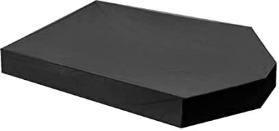 Gcroet Sandkastenabdeckung, Bootsform Oxford Stoffsandkasten Baldachin wasserdichtes Sandkastenbeckenabdeckung Anti -UV -Sandbox -Schutzabdeckung.