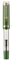 Jinhao 1935 Tiandao Series Fountain Pen, Size 8 Fine Nib Army Green & Transparent Acrylic with Guitar Clip and Large Capacity Converter