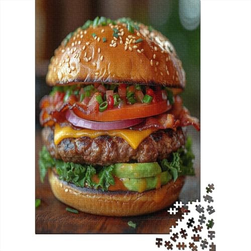 Hamburger Puzzle 1000 Teile Für Erwachsene Und Kinder Ab 14 Jahren Für Stressabbauer Puzzel 1000pcs (75x50cm)