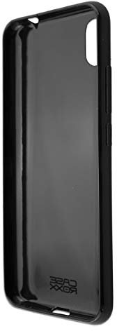 caseroxx Schutzhülle für Gigaset GS110 in schwarz – Flexibles TPU-Case aus stoßfestem Gummi, passgenaue Handy-Tasche mit Kantenschutz & rutschfestem Grip