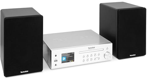 TechniSat DIGITRADIO 760 CD IR –Kompakte Premium Stereoanlage (Internetradio, DAB+, UKW, CD-Player, 2 x 70 Watt Stereo, Bluetooth, Spotify Kopfhöreranschluss, Wecker, Sleeptimer, Fernbedienung)
