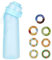 Air Gour Up Bouteille, 650ML Air-up Gourd Avec 7 sul Saveur Gout Pods, Bouteille d'eau Parfumée Sans Avec Paille-0 Sugar 0 Crie et tasse d'eau