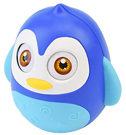 TOYANDONA Wobble Tumbler Niedlicher Pinguin Sensory Spielzeug Für Bauchlage Fördert Motorische Fähigkeiten Und Hand-Augen-koordination Sicheres Material Für Kleinkinder Ab Monaten