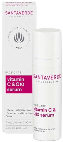Santaverde Vitamin C & Q10 Serum, parfümfrei, 30ml