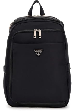 GUESS sac à dos de loisirs pour ordinateur portable Follie U-Zip Backpack Black noir