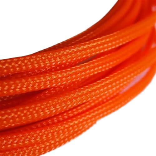 Kabelmanagement-Hülle, Kabelmanagement-Schutzschlauch 3,0–16 mm, 10–20 m, Mehrfarbig(Orange,4MM-20 Meters)
