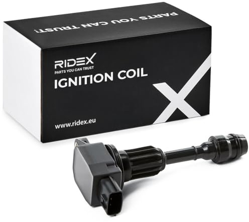 RIDEX 689C0173 Zündspule Kompatibel mit NISSAN MICRA III K12 22448AX001 AIC6207J HEXEXA6207J