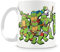 Teenage Mutant Ninja Turtles Offizielles Lizenzprodukt Turtle Power Kaffeebecher (Weiß)