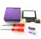 Gehäuse und Werkzeug für GBA SP Gameboy Advance SP, Reparaturteil (Violett)