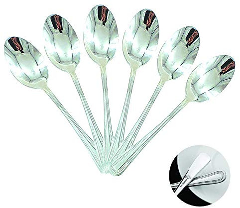 6 cucharas soperas acero inox. Colección Seurat 20 x 4,4 cm