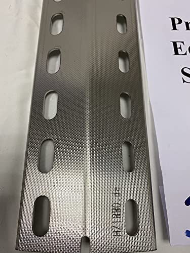 Manufaktur Stollenwerk HZ1bbq.de 1 Stück 390mm x 100mm x 2mm V4A Premium Leinen Edelstahl Flammenverteiler Edelstahl V4A und V2A für alle Grills und Größen (1 Stück 390mm x 100mm x 2mm Leinen V4A)