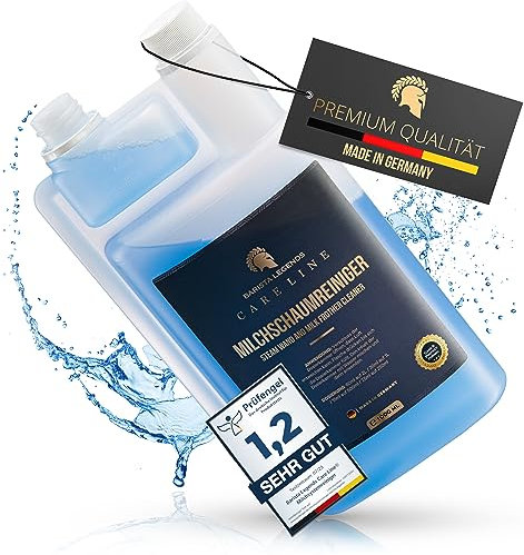 Barista Legends Care Line Milchsystemreiniger DAS ORIGINAL - 1000ml - Milchschaumreiniger für Kaffeevollautomaten und Siebträgermaschine - geeignet für alle bekannten Marken