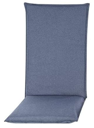 Pillows24 - Hochlehner Auflagen 2er Set 120x50x8 cm | Bequeme & Wetterfeste Gartenstuhlauflagen | Polster Sitzkissen für Klappsessel & Gartenmöbel | Extra Dicke Sitzauflagen | Made in EU | Blau
