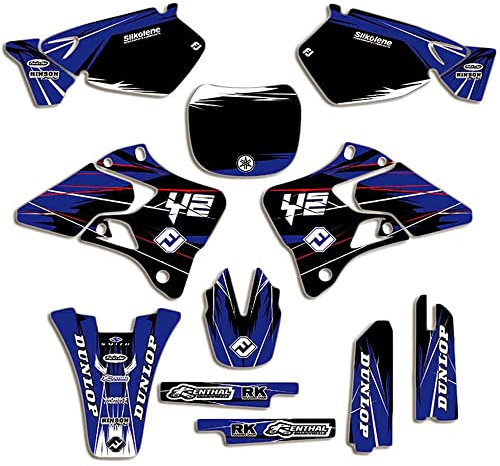 ENARUI Adesivi Grafiche Compatibili con Yamaha YZ250 YZ125 YZ 125 YZ 250 1996 1997 1998 1999 2000 2001
