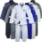 Zafco Sports Brazilian Jiu Jitsu Gi BJJ Gi für Damen und Herren Grappling Gi Uniform Kimonos leicht, sanforisiert, mit weißem Gürtel, Weiss/opulenter Garten, A1L