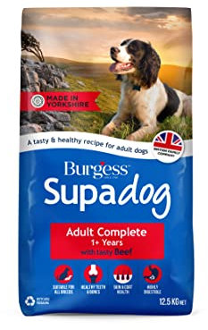 Burgess Adult Dog Food Rich in British Beef 12.5kg, multi-colour