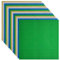 Lekebaby 16 Panels Set Building Plate Compatible with Most Brands, 25 x 25 cm, Green Blue Grey Sand Base Plate