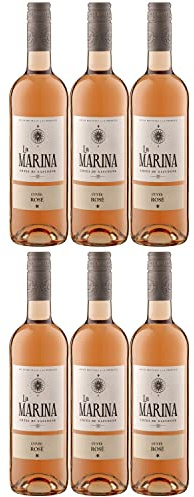 Domaine de Menard La Marina Cuvée Rosé VDP Côtes de Gascogne Roséwein Wein Trocken Frankreich Inkl. FeinWert E-Book (6 x 0,75l)