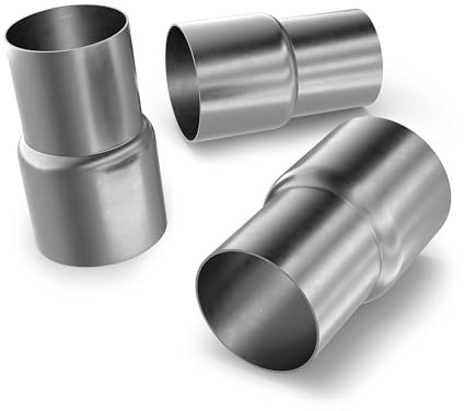 Riduttore universale per tubi da Ø 38 mm fino a Ø 75 mm, adattatore per saldare, riduzione del connettore, riduzione del tubo di scarico (Ø 48 mm a Ø 60 mm [interno])