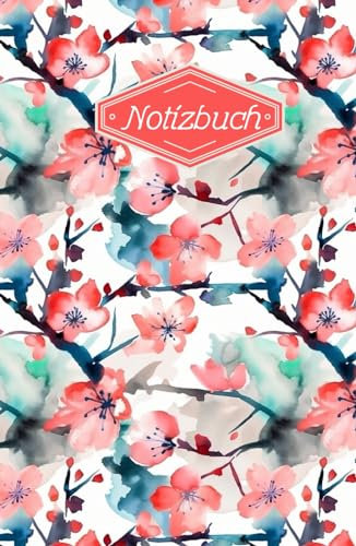 Mein schönes Notizbuch - Das Notizbuch mit Innenleben - Sakura - Kirschblüte - Japanisches Muster: Journal / Tagesplaner / Notebook / Haushaltsbuch / Notizen /